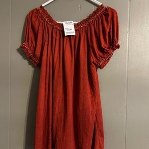 Off the sholder shirt